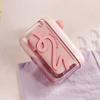 Dustproof Automatic Pop Dental Floss Box Press-on Mini Teeth Stick Case  Men&Women