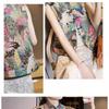 Colorful Parrot Jacquard Fabric Heavy Industry Brocade for Sewing Womens Dresses Song Jin Vest Designer DIY 100x145cm Fabric