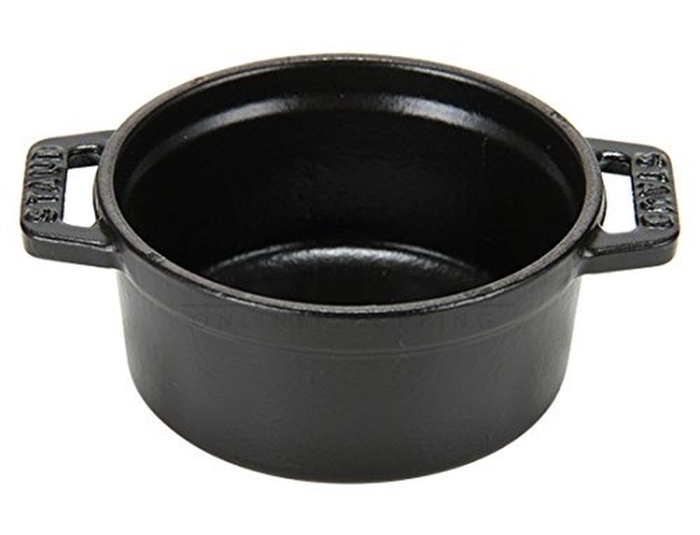 Набор для фондю из шоколада staub, черная горшочка для фондю, японское блюдо "Мини 10 см" [Авторизованный продукт] 40509-587