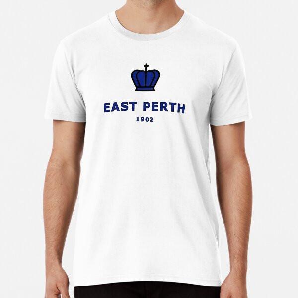Футбольный клуб East Perth Royals Премиум Футболка S-5XL Сделано в Австралии/США Футболка