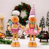 Extendable Colorful Gingerbreads Man Colorful Gingerbreads Man Christmas Window Doll Ornament for Holiday Decoration