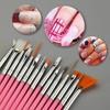 15 Pcs/Set Nail Painting Pen Images Drawing Professional Nail Brush Long Handle Various