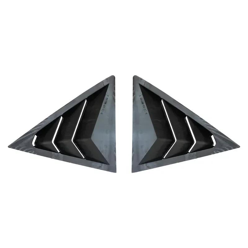 For Mazda 6 Sedan 2002 2003 2004 2005 2006 2007 2008-2016 Carbon Car Rear Window Side Vent Shutter Louver Cover Trim Accessories