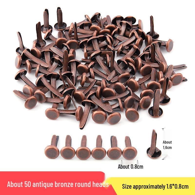 Цветные детские ручной работы гвоздики с раздвоенными ножками для DIY декора