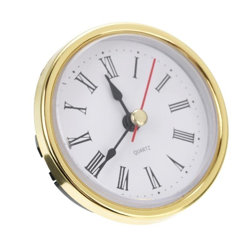Classic Clock Craft Quartz Movement 2-1/2" (65mm) Round Clocks Head Insert Roman Number Mayitr
