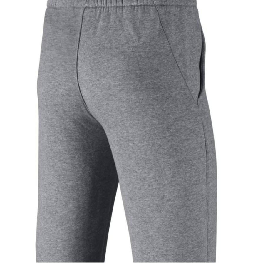Nike Трикотажные спортивные штаны с эластичным поясом, однотонные флисовые длинные штаны, детские штаны AJ6446-091