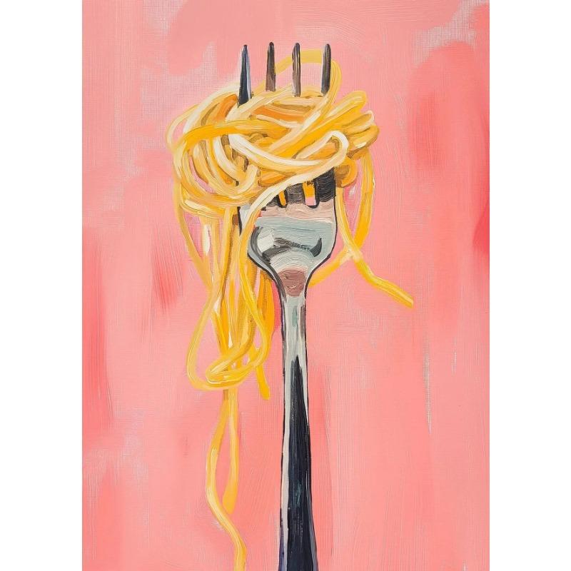 Розовая паста в форме сердца, вишня, игральная карта, цветок, абстрактное лицо, холст, минималистичный декор для стен для гостиной