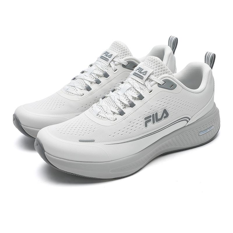 Fila Nuvole Run 3+ Модные Простые Удобные Дышащие Легкие Кроссовки с Низким Верхом для Повседневных Тренировок и Бега Мужские кроссовки Белые A12M531134FBB