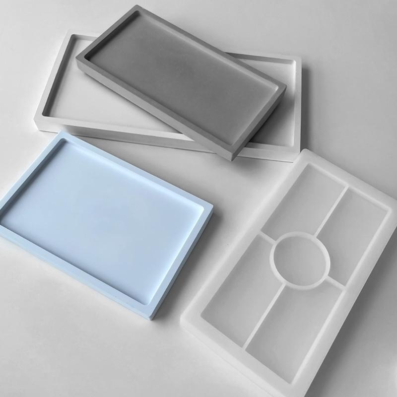 Прямоугольные формы для фруктовницы, силиконовый материал для DIY ручной работы, поделки из смолы