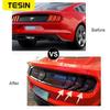 TESIN Car Rear Tail Light Lamp Decoration Cover Trim for Ford Mustang 2018 2019 2020 2021 2022 2023 Taillight Cover Accessories