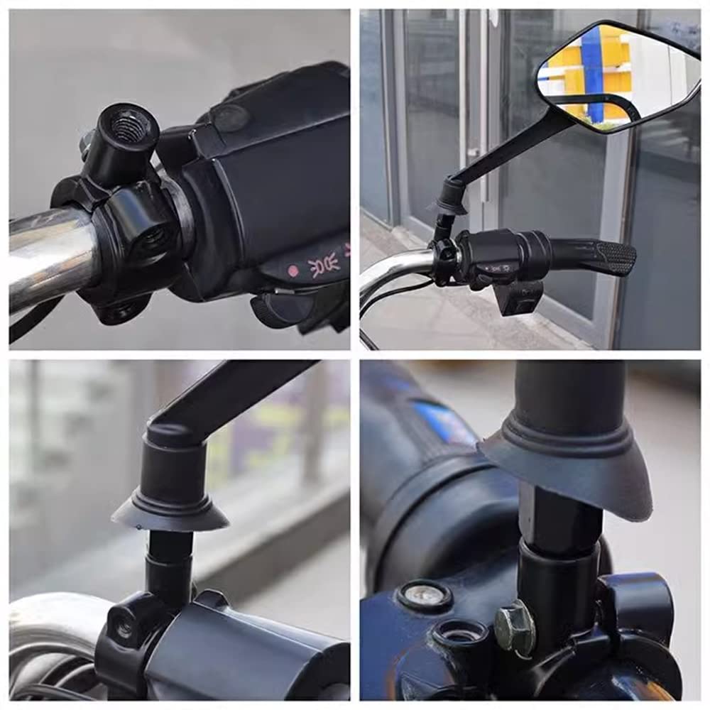 CXINCFBFUSH Motorcycle Mirror Clamp Mirror Adapter Mirror Mount