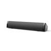 SADA V105 Speaker Bar Computer Speakers Wired Computer Sound Bar Stereo USB Powered Mini Long Soundbar Speaker with HiFi Sound Rich Bass for TV PC