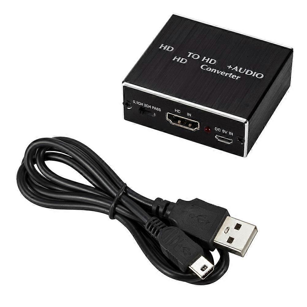 Audio Extractor HDMI Compatible Audio Splitter 4Kx2K3D Surround Audio