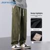 JEANSWEST Мужские прямые свободные вельветовые повседневные брюки