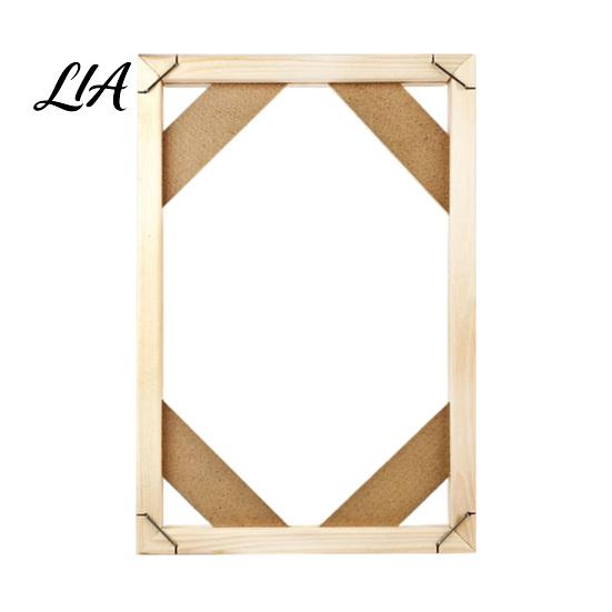 Professional Stretcher Bars Wood Painting Frame, Easy to Install Wooden Strips DIY Self Assembly Kit, Gallery Wrap Decorative Display