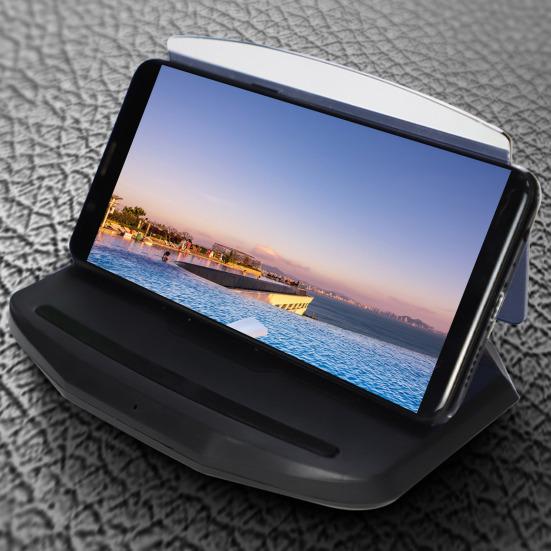 Автомобильный держатель для телефона HUD с функцией беспроводной зарядки, режим GPS-навигации, аксессуар для автомобильного кронштейна