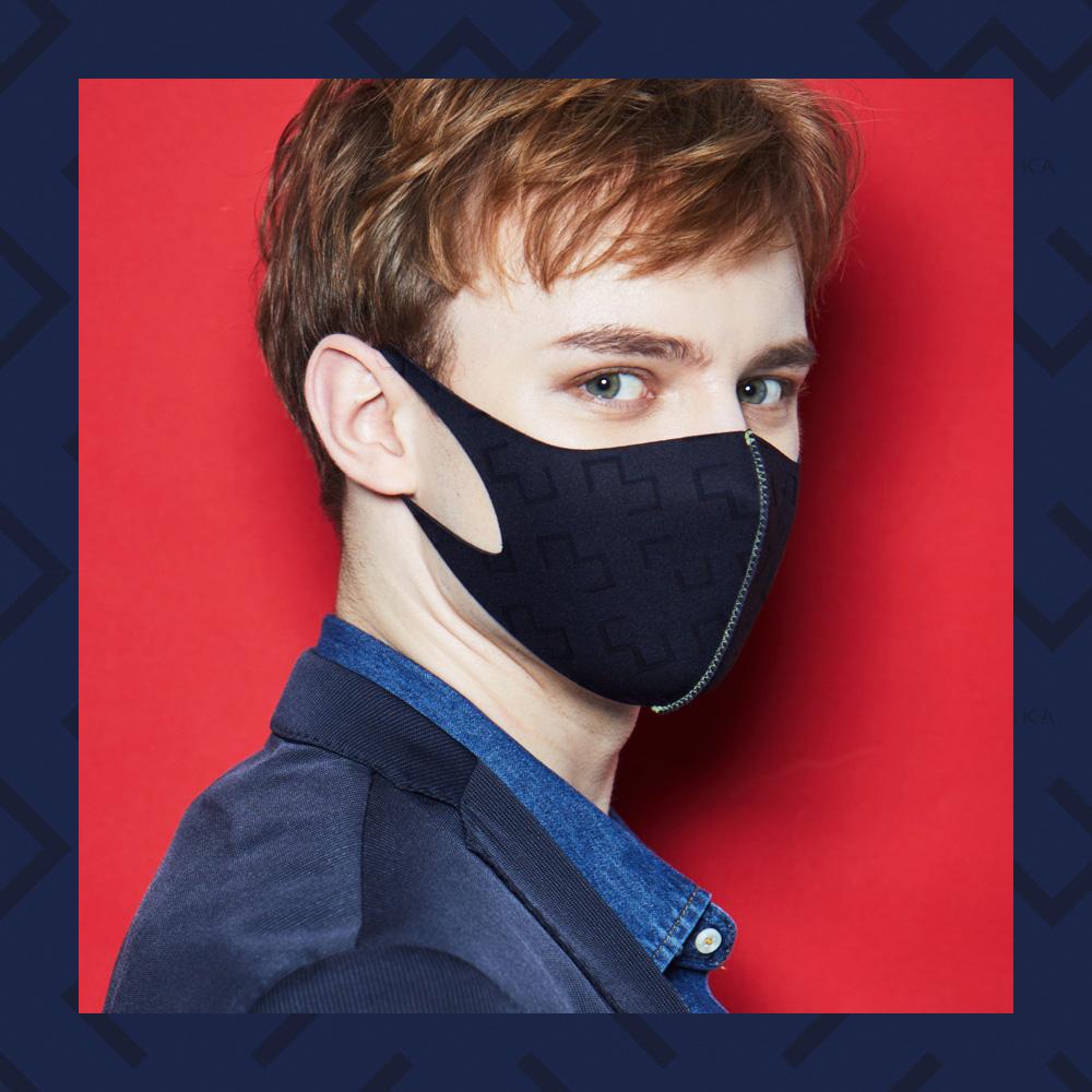 LEMASKA Fashion Mask - Signature Navy