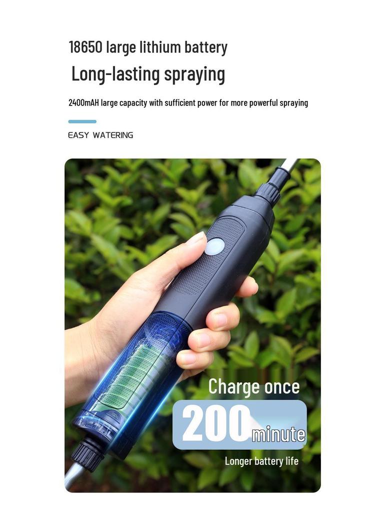 Rechargeable Handheld Electric Sprayer for Gardening and Pesticide Application