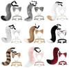 1 set Cat Tail Halloween Animal Cosplay Props Necklace Animal Cosplay Props  Cosplay