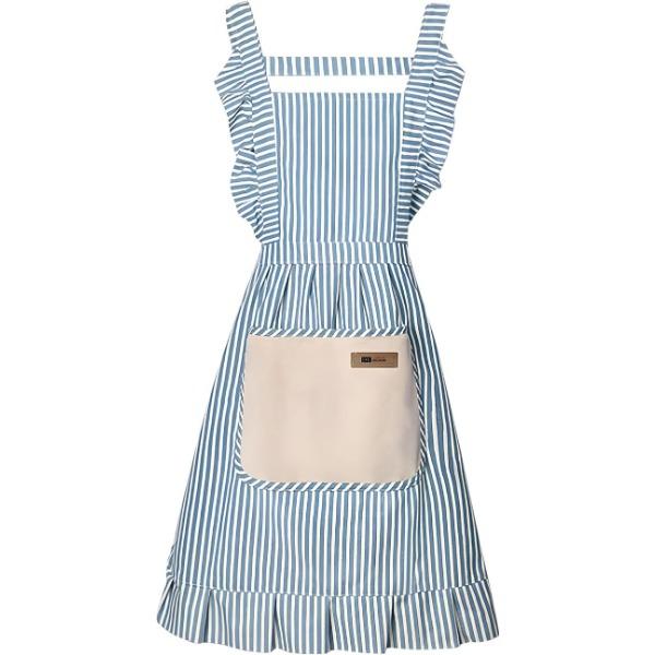 Фартук для кухни для женщин и девочек - 2 шт. Фартуки для готовки с кружевными карманами и шнурами, маслостойкие, устойчивые к пятнам, из хлопка и льна, кораллового флиса для готовки, выпечки, барбекю