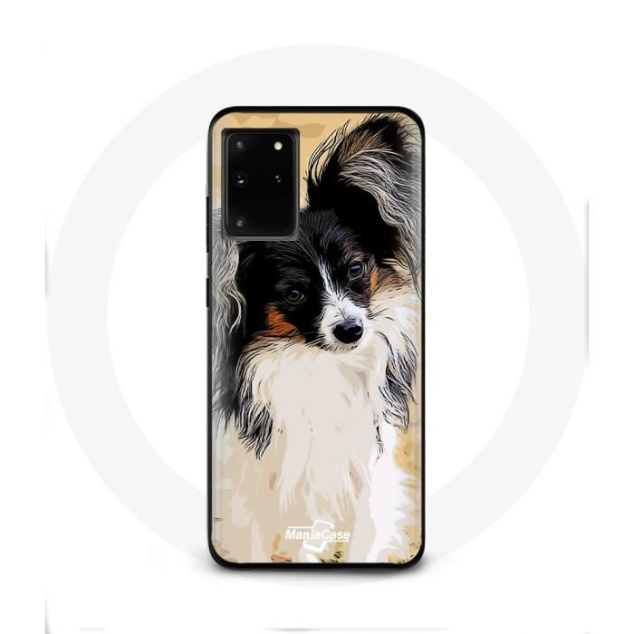 Case for Samsung Galaxy S11 Plus Continental Miniature Spaniel Butterfly Dog Breed