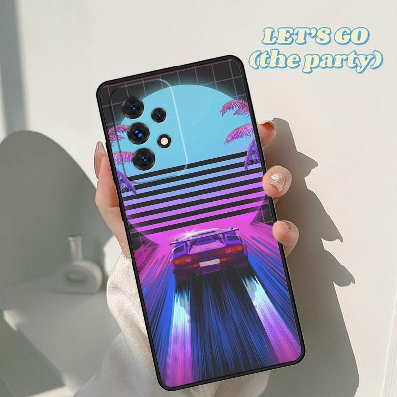 Синтвейв 80-х Ретро Арт чехол для телефона Для Samsung Galaxy A42 A31 A40 A51 A71 A32 A80 A91 A52 A72 A20e A21S A50 A70 A11 A12 Обложка