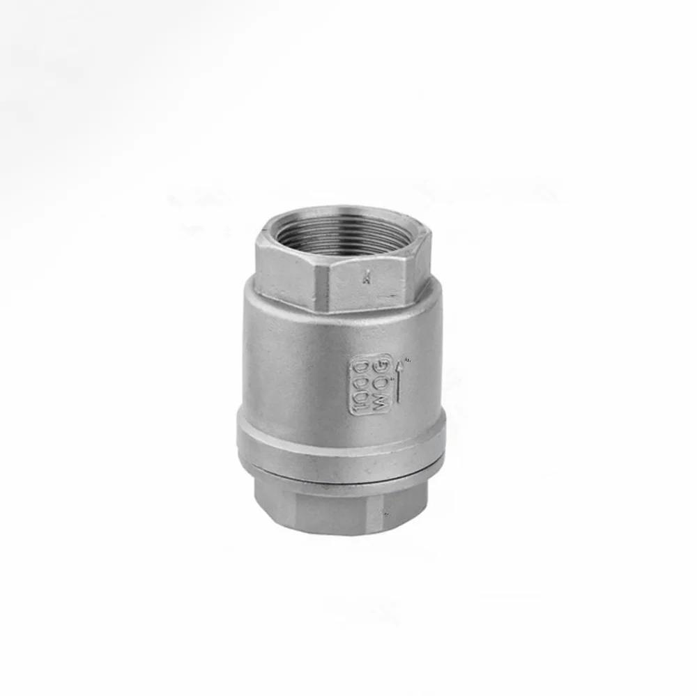 1/2" 3/4" 1" 2" BSPT Внутренняя Пружинный Обратный Клапан Нерегулируемый Нержавеющая Сталь 304 Вода Газ Масло