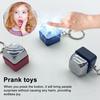 Electric Shock Prank Button Toy Realistic Touch Keychain Pendant Stress Relief Safe Harmless Joke Gag Gift for All Ages