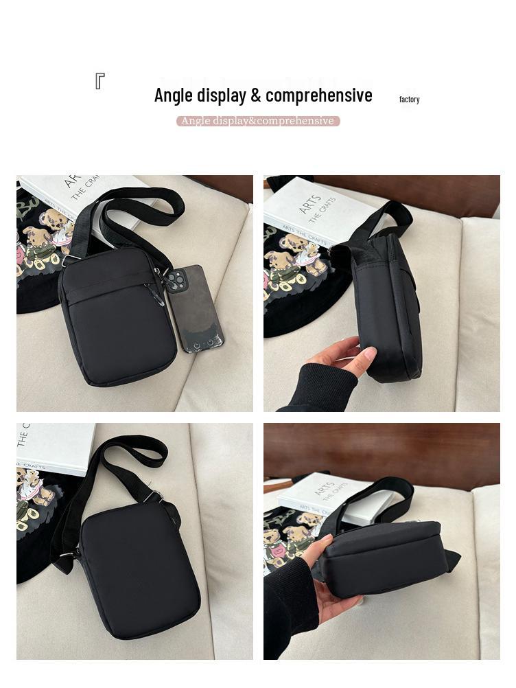 Стильная спортивная сумка-мессенджер для мужчин и женщин - повседневная сумка через плечо для мобильного телефона.