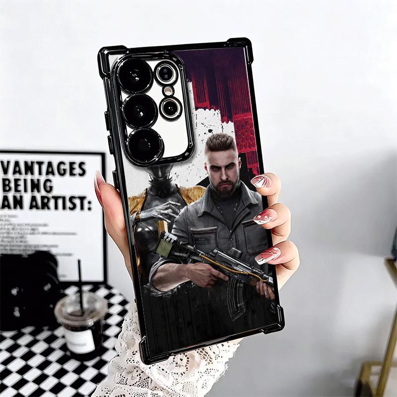 Игровой чехол Atomic Heart с покрытием для телефона Samsung Galaxy S24 S25 FE S26 Edge S23 Ultra S22 S21 Plus S20 Защита от падения с подушкой безопасности