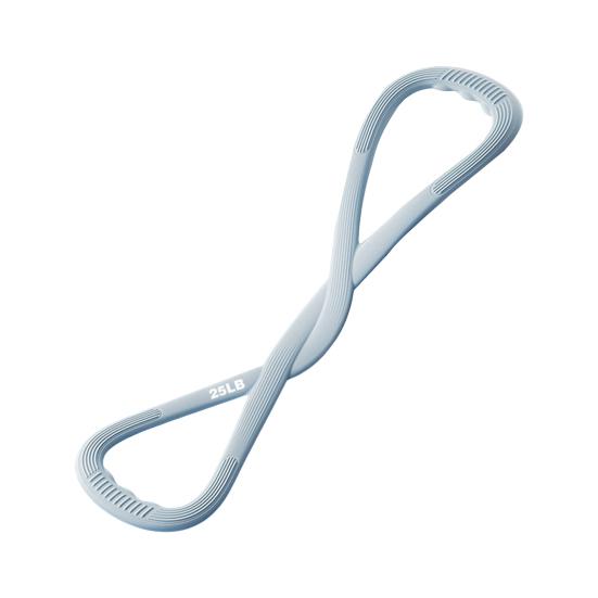 Силиконовая фитнес-резинка сопротивления противоскользящая эластичная лента для упражнений в виде восьмерки 25/35 фунтов для мужчин и женщин для рук, плеч, растяжки, силовых тренировок, эспандер