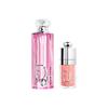 Новая версия Charming Powder Lip Oil Lip Gloss, набор из двух штук, EDP, цветочно-фруктовый аромат, роза личи ваниль