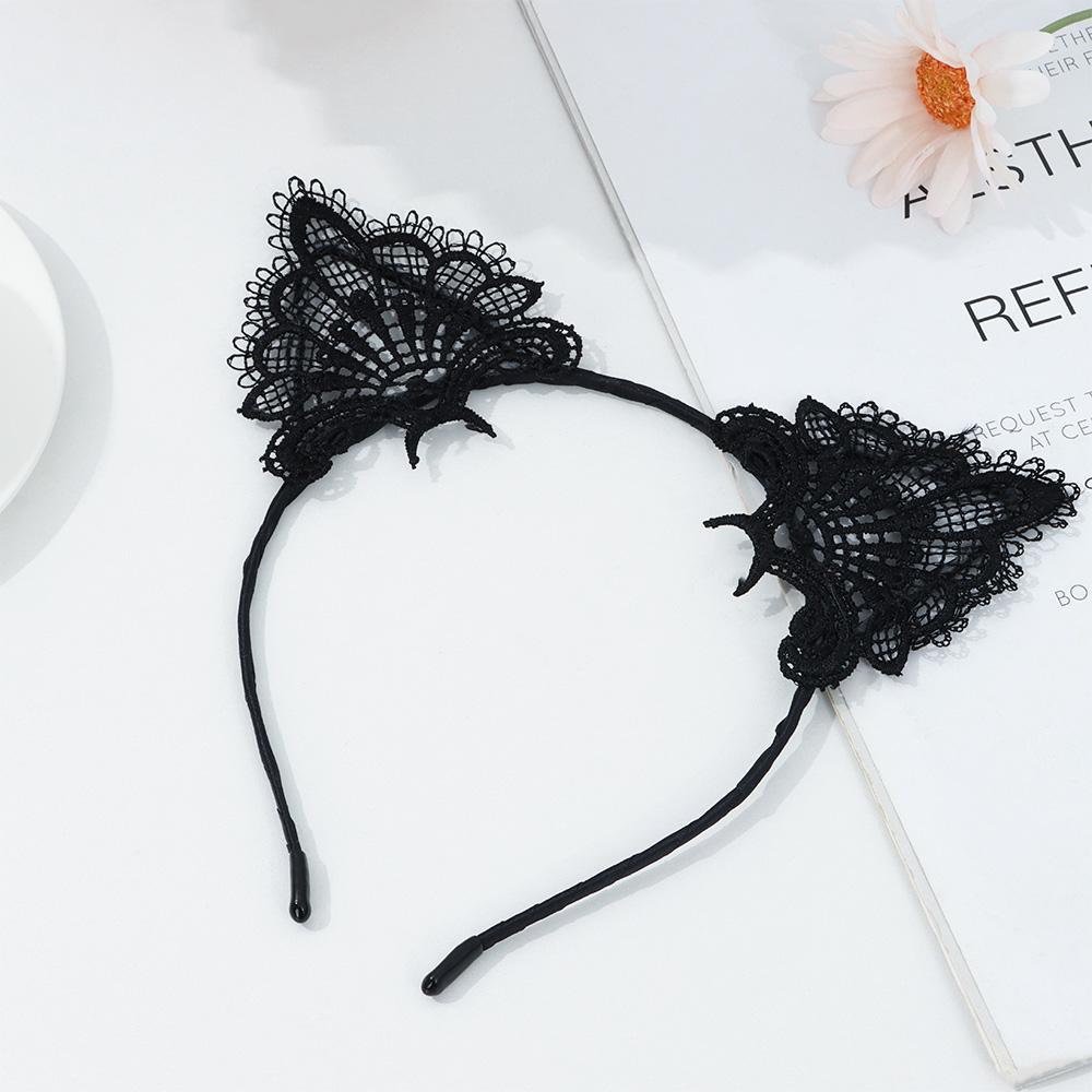 Women Girls Cute Masquerade Cosplay Headwear Hair Accessories Fancy Dress Hairband Cat Ear Headband