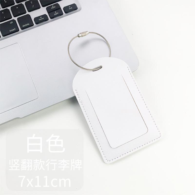 ЛОГОТИП можно заказать Утолщенная ПУ кожа с напечатанной бумажной карточкой-этикеткой Нержавеющий шнурок Парная багажная бирка в виде самолета