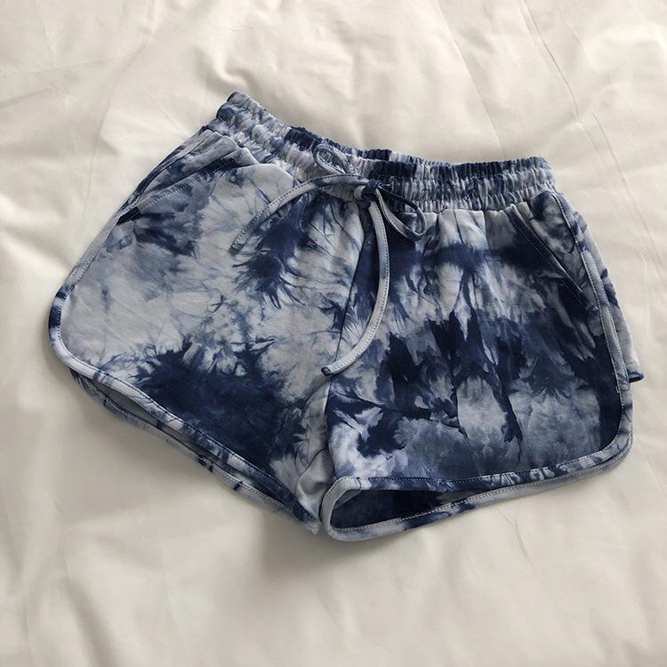 2026 Summer Tie-Dyed Wide-Leg Women's Casual Shorts