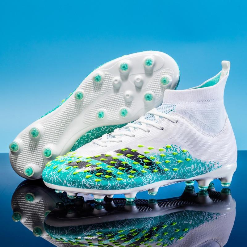 Teen Adult Student Male Long Nailed Shredded Nailed High Top Soccer Shoes