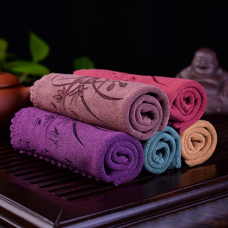 Homeglen Толстое Впитывающее Микрофибровое Чайное Полотенце, Набор из 2 штук