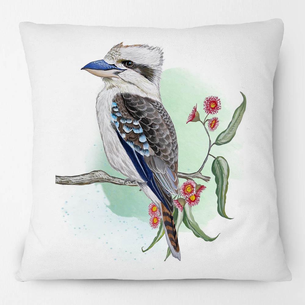 Australian Kookaburra Magpie Cockatoo Lorikeet Galah Birds Animals Painting Cushion Covers Pillow Case For Sofa
