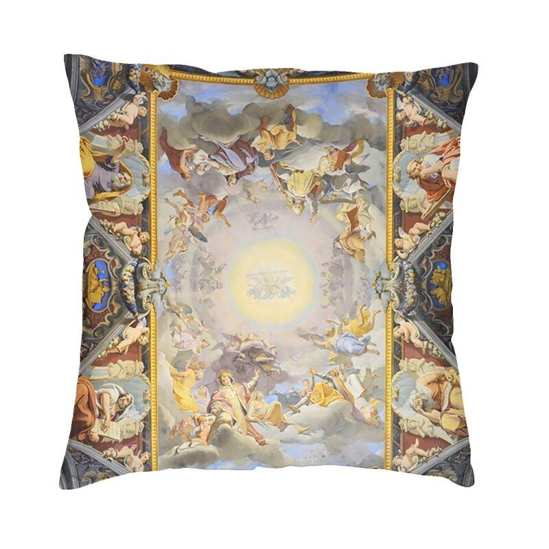 Luxury Via Triumphalis Of Saint Benedict Cushion Cover x Soft Baroque Throw Pillow Case Sofa Square Pillowcase Decoration