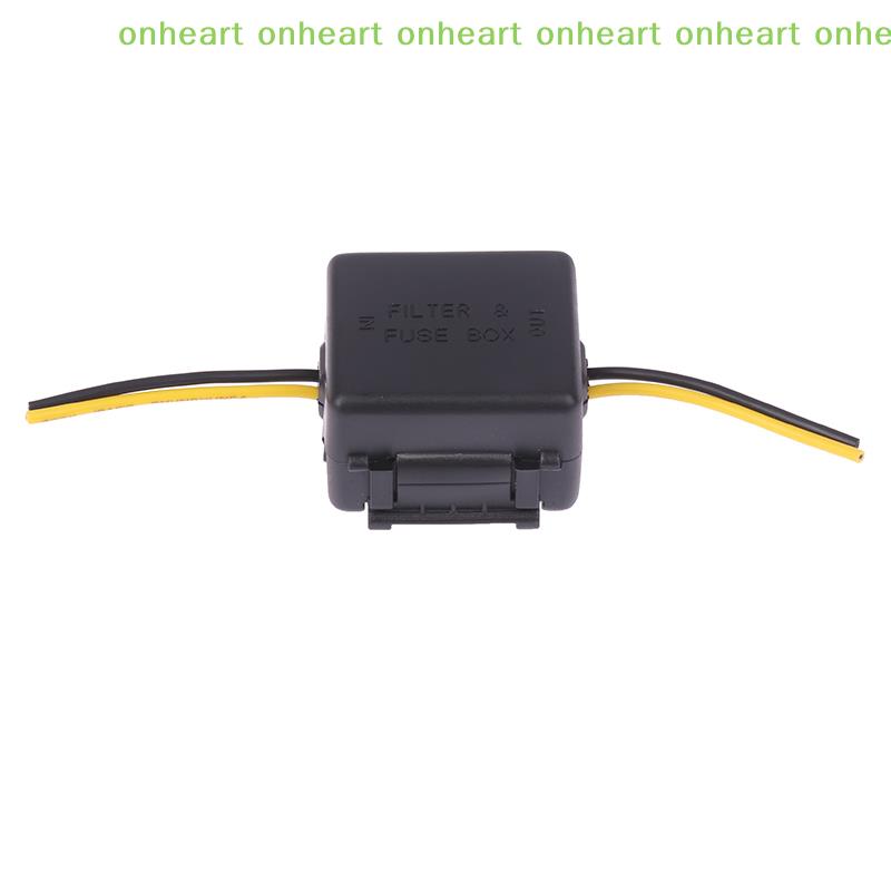 [C]Car Power Signal Filter Anti-interference Stereo Radio Audio Relay Capacitor Power Filter Accessories Relays 5