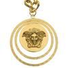 Б/у Длинное колье VERSACE Medusa GP Chain Золотое