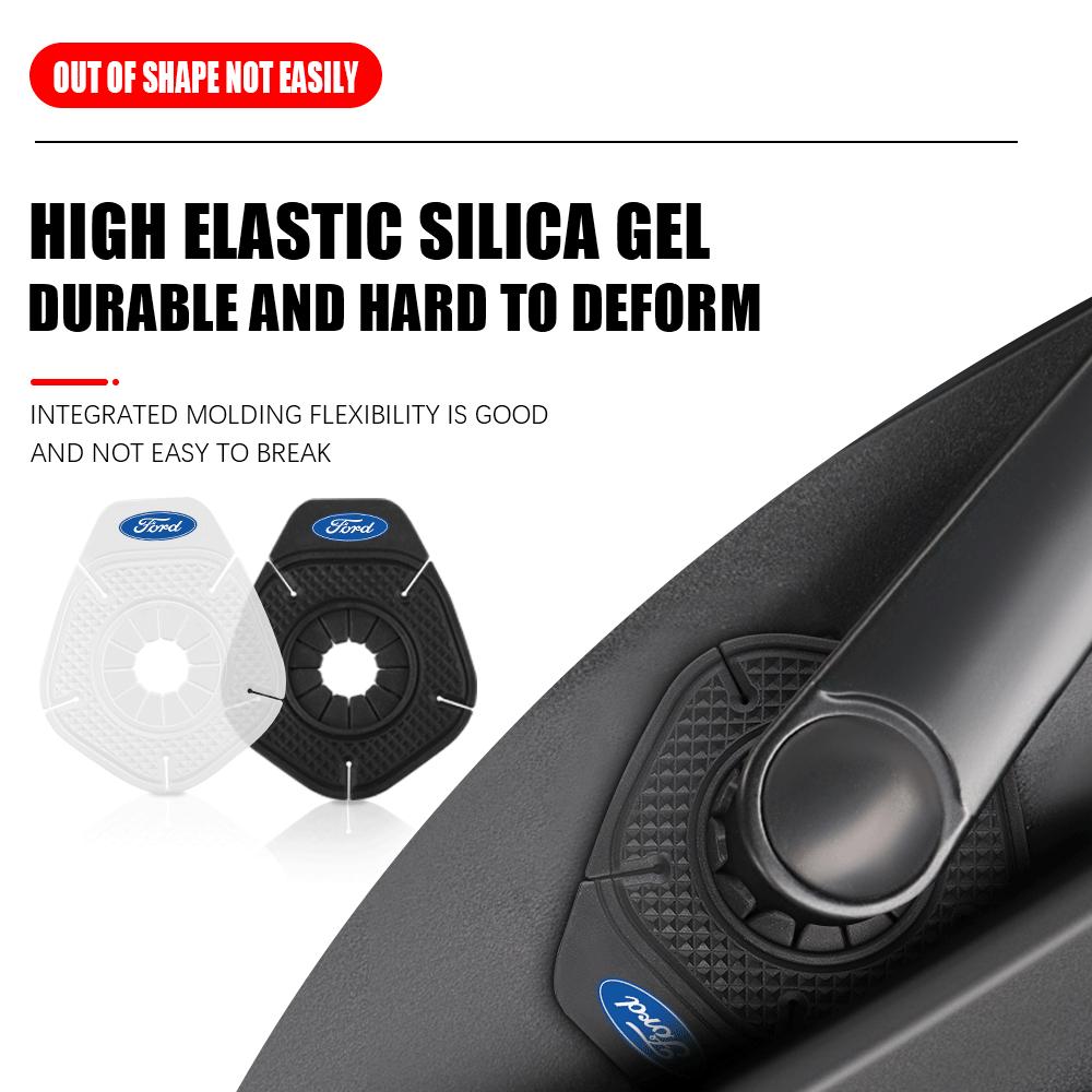 2Pcs Car Windshield Wiper Arm Hole Prevent Debris Protection Cover For Ford Focus MK2 MK3 Fiesta Ranger Mondeo SMAX Kuga Mustang