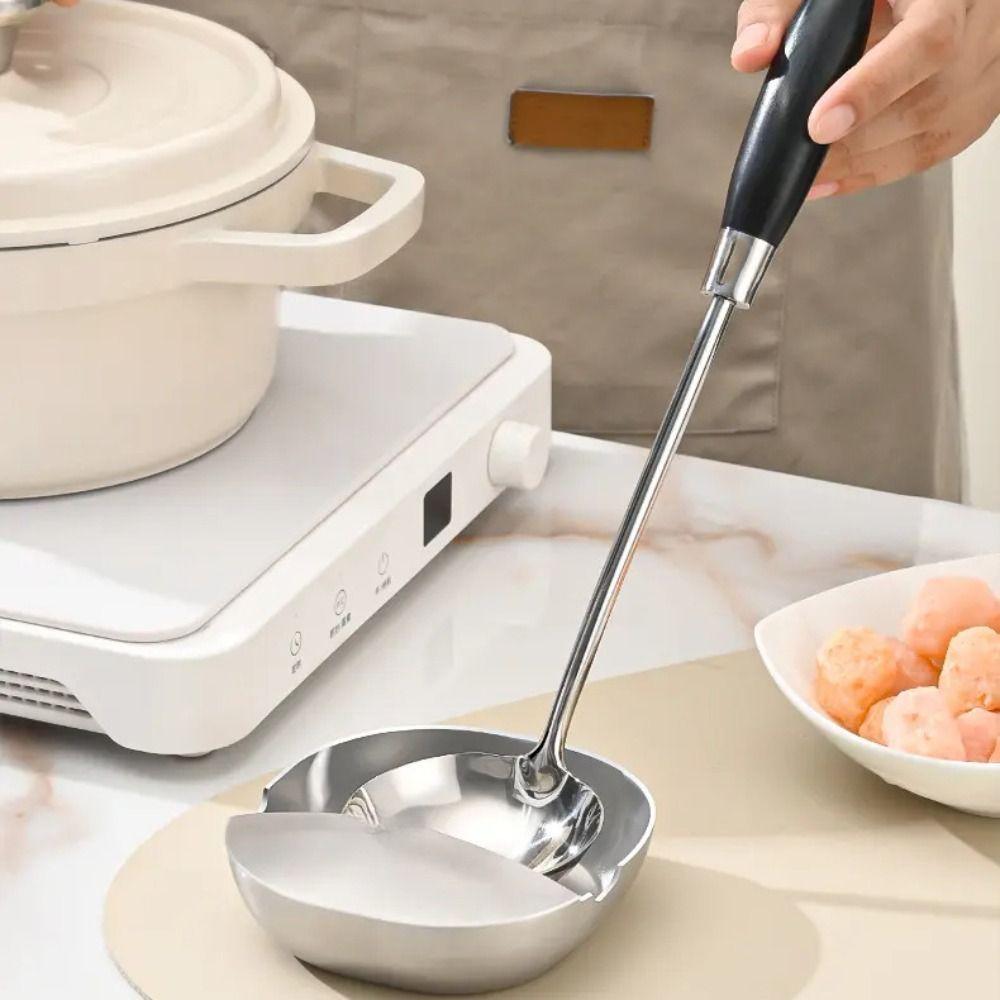 Stainless Steel Spoon Rack Thickened Spatula Holder Fruits Plates Snack Bowl  Dinning Table