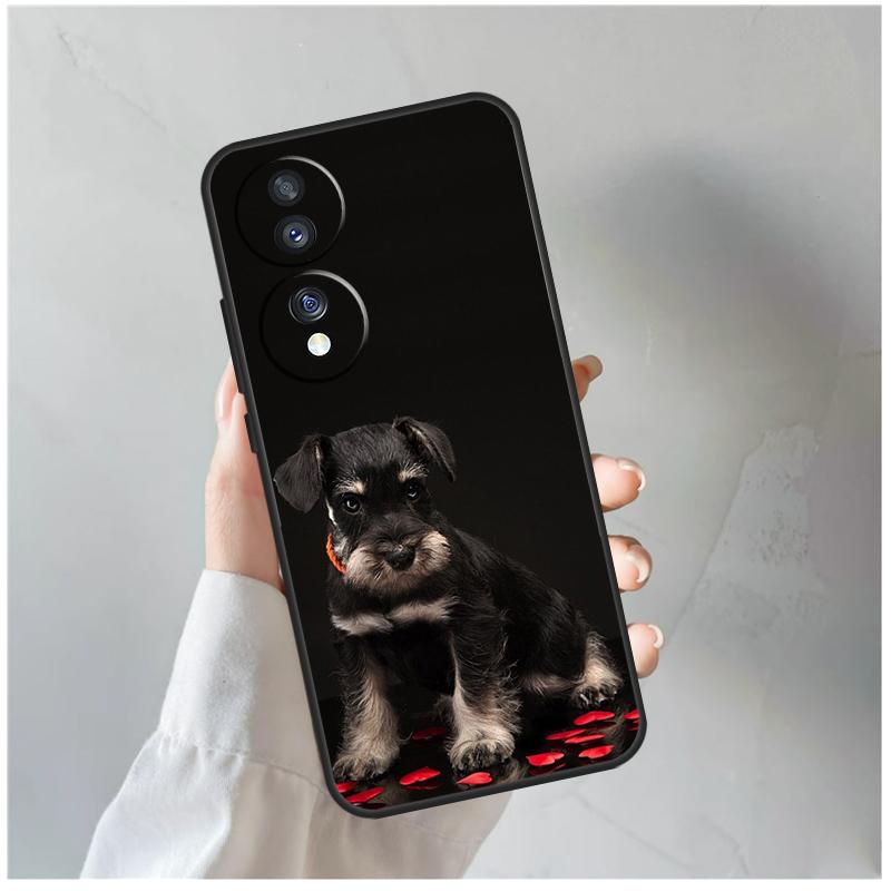 Щенок Шнауцера Чехол Для Honor Magic 5 6 7 8 Pro Для Honor 200 400 Lite 50 70 90 X8c X8b X9a X9b X9c X9d Win