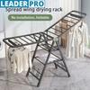 Foldable Clothes Drying Rack Laundry Rack Stainless Steel Thickened Drying Rack Household Indoor Balcony Baby Cool Hanger