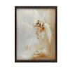 Angel In Flowers Angel In Flowers, 70X100 Cm, Wooden Frame Light Oak, Matte Paper 230 Gsm