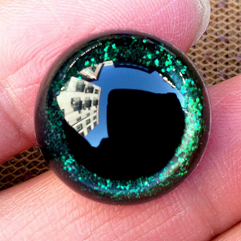 10 пар 3D пластиковых безопасных глаз с блестками для вязаных игрушек, больших амигуруми, поделок, плюшевых кукол для вязания, 9/10/12/14/16/18/20/24 мм