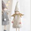 Christmas Plush Angel Girl Santa Claus Dolls Xmas Tree Ornament Natal Noel Navidad 2025 Christmas Decorations for Home New Year