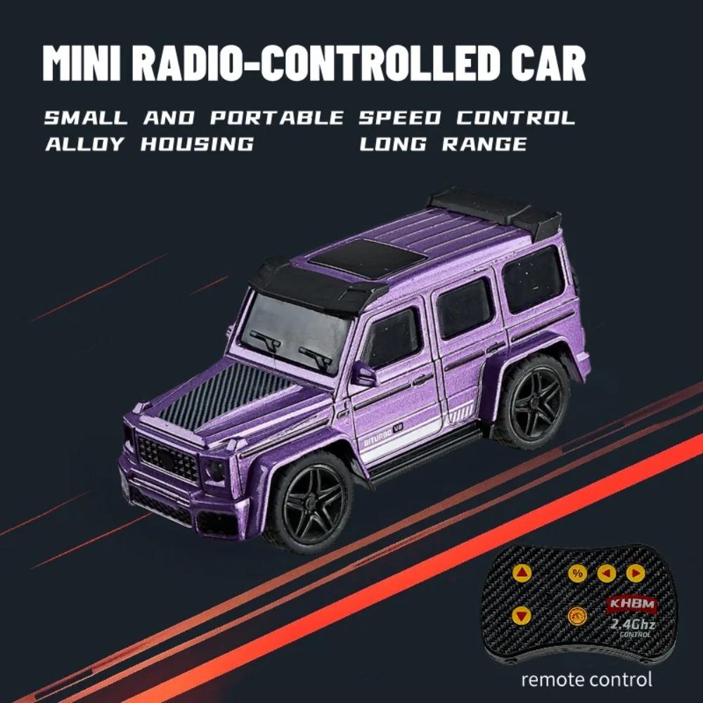 2026 RC Car MINI Alloy 1/64 Upgraded Remote Control Car Convenient to Carry 60 Minutes of Work Time Children's Gifts Toys