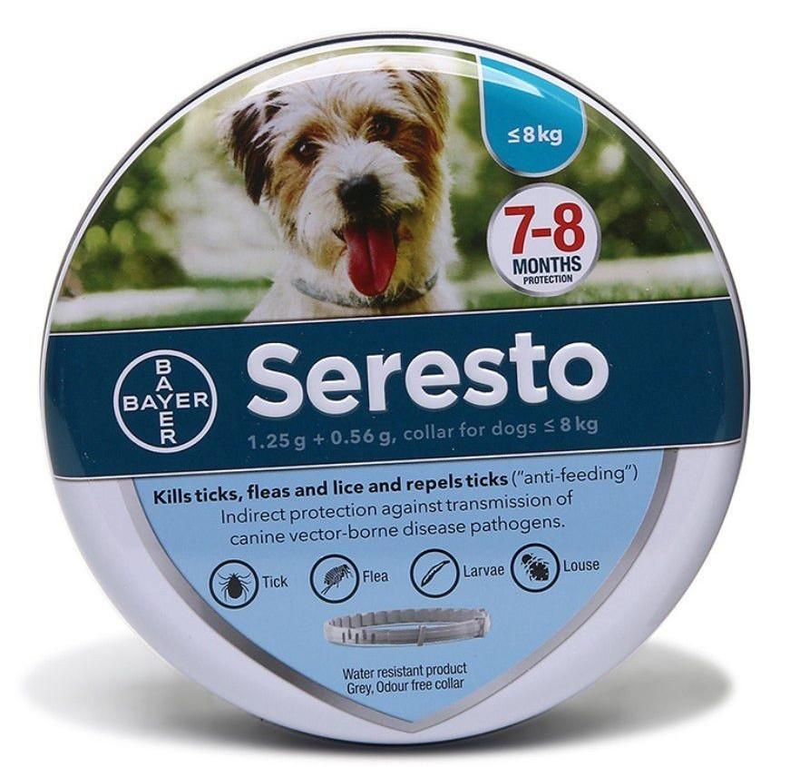 Ошейник для защиты от блох и клещей для собак и кошек - 8 месяцев защиты, без запаха и нежирный